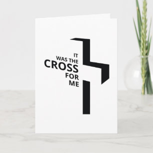 Minimal Art Christian Art Cross Gospel Sayings Quo Card