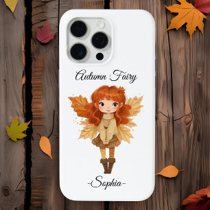 Minimal Autumn Fairy – Personalized  iPhone 15 Pro Max Case
