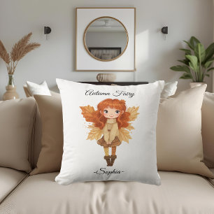 Minimal Autumn Fairy – Personalized  Cushion