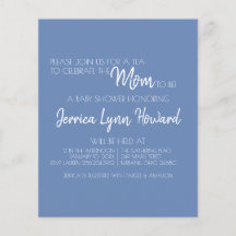 Minimal Baby Shower Budget Invitation Flyer