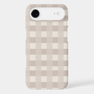 Minimal Beige Checkerboard Design
