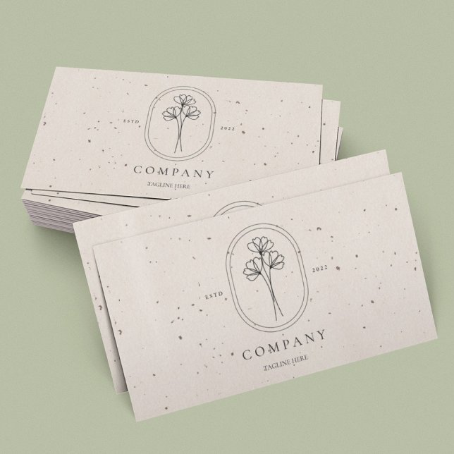 Minimal Beige Textured Business Card (Creator Uploaded)