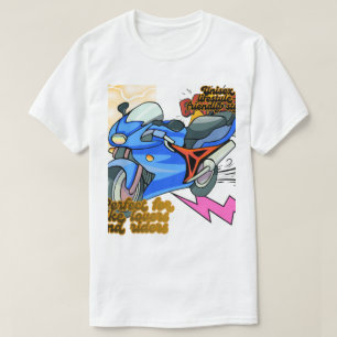 Minimal Bike Art Graphic – Modern Motorcycle T-Shirt