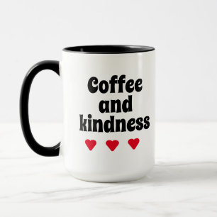 minimal black and white funny elegant typography mug