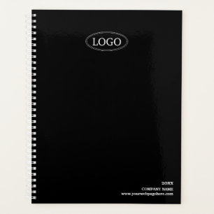 Minimal Black and White Logo Planner
