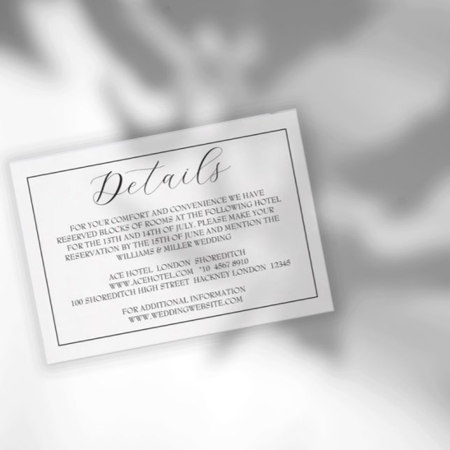 Minimal Black and White Script Enclosure Card (Creator Uploaded)