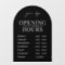 Minimal Black Arch Business Logo Opening Times