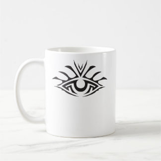 Minimal Black Ink Tattoo Style Artwork Coffee Mug