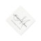 Minimal Black White Grey Monogram Script Wedding