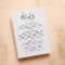 Minimal Black White Handwritten Script Wedding
