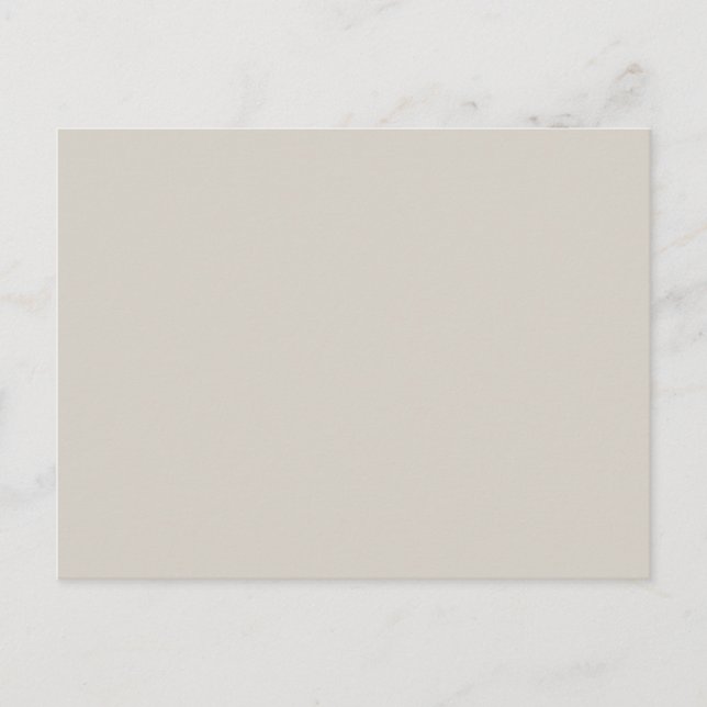 Minimal Blank Color  Postcard (Front)
