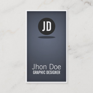 Minimal Blue Business Card