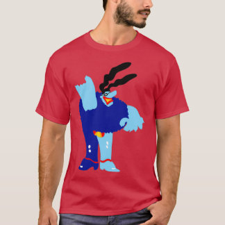 Minimal Blue Meanie  T-Shirt