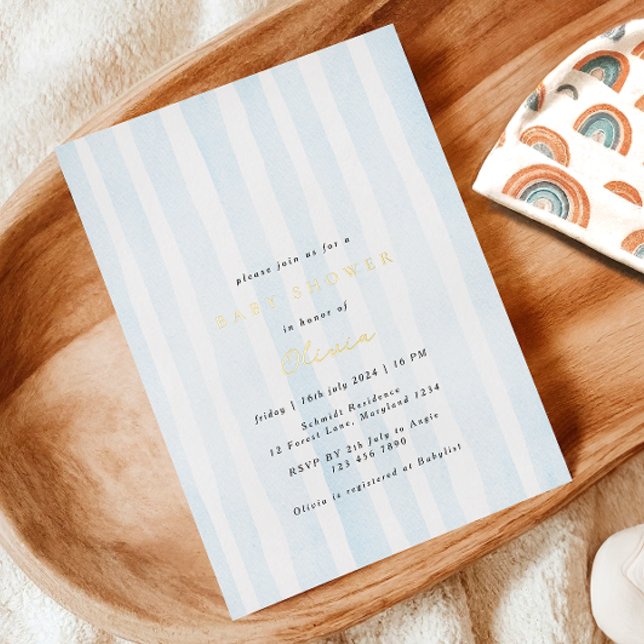 Minimal Blue Watercolor Baby Shower (Creator Uploaded)