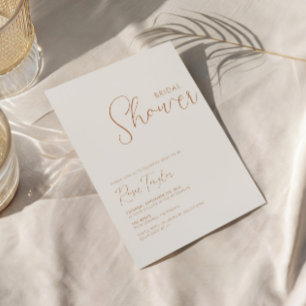 Minimal Boho Bridal Shower Invitation