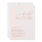 Minimal Boho Bridal Shower Invitation Neutral