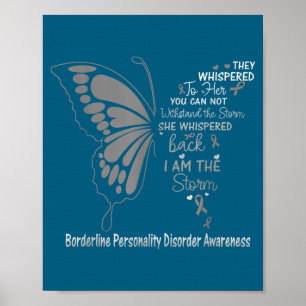 Minimal Borderline personality disorder i am storm Poster