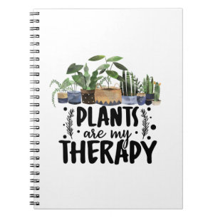 Minimal Botanical Plants Are My Therapy Notebook