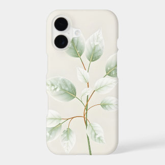 Minimal botanical winter leaves i