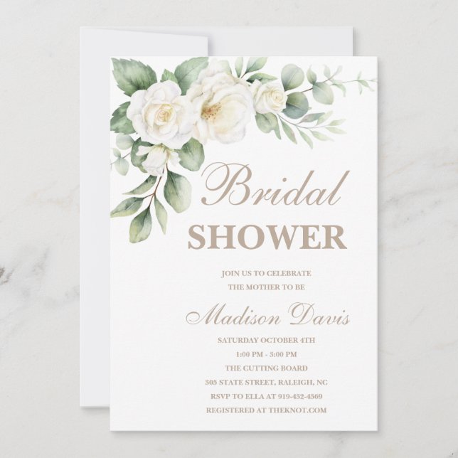 Minimal Bridal Shower Invitation (Front)