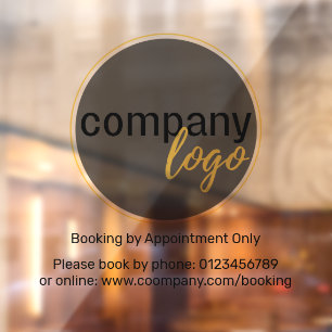MINIMAL BUSINESS LOGO BOOKING BY APPOOINTMENT 