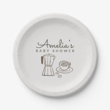 Minimal Café themed Baby Shower