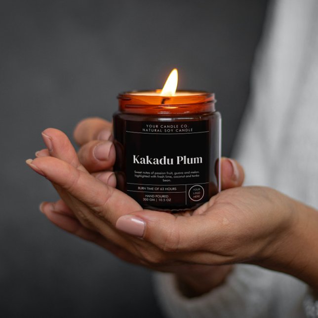 Minimal Candle Label Template Customisable Label (Creator Uploaded)