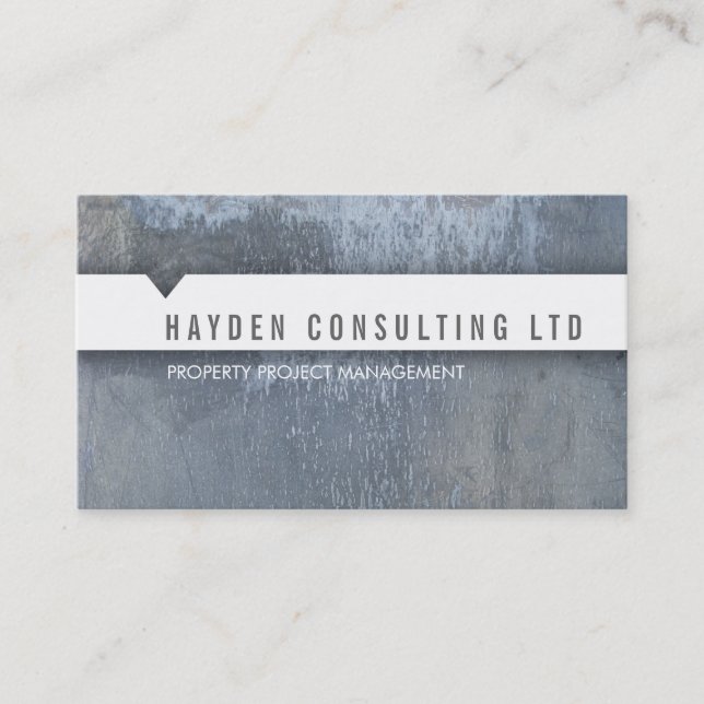 MINIMAL CARD simple modern grey concrete look (Front)
