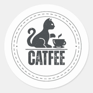 Minimal Cat Lover Sticker stay pawsitive