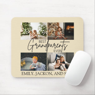 Minimal Chic Best Grandparents Ever Photo Mouse Pad