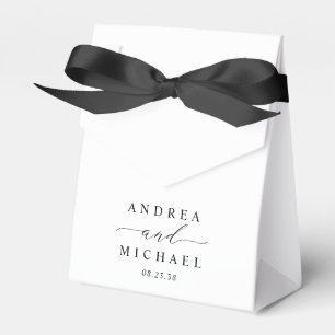 Minimal Chic Elegant Wedding Favour Box