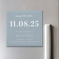 Minimal Chic Wedding Date Non-Photo Save The Date