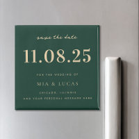 Minimal Chic Wedding Date Non-Photo Save The Date