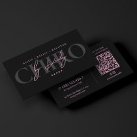 Minimal Chiropractor Pink Black Chiropractic