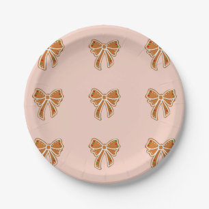 Minimal Christmas Cookies Paper Plate