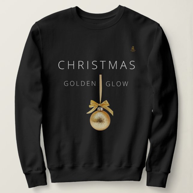 Minimal Christmas Line Art Tree | KaliraArts Sweatshirt (Design Front)