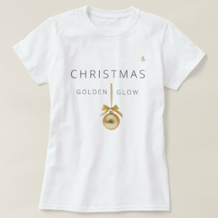 Minimal Christmas Line Art Tree KaliraArts T-Shirt
