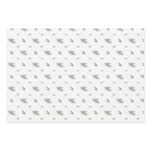 Minimal Christmas Pattern, Pine, Berries