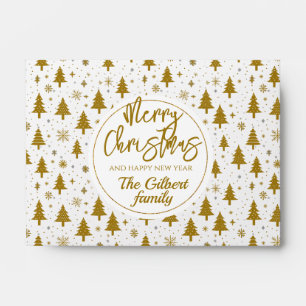 Minimal Christmas Tree Cash Money Gift Envelope