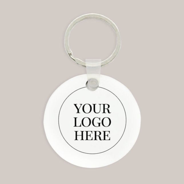 Minimal Classic Business Scannable QR Code Key Ring (Creator Uploaded)