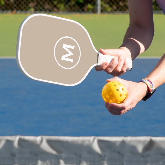 Minimal Classic Monogram Pickleball Paddle (Insitu)