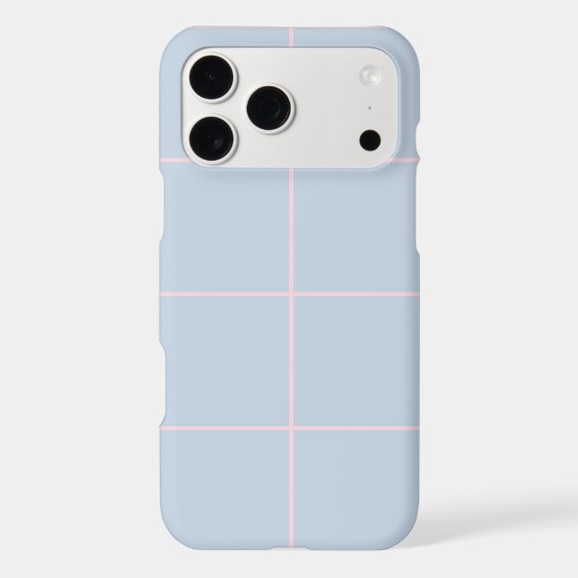 Minimal Color Grid Check Pattern (Back)
