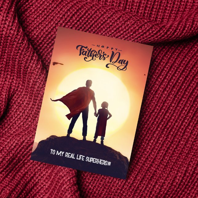 Minimal Colourful Happy Fathers Day Greeting Card (Creator Uploaded)