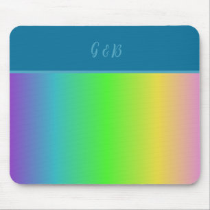 minimal colourful lgbtq gay pride month mouse pad