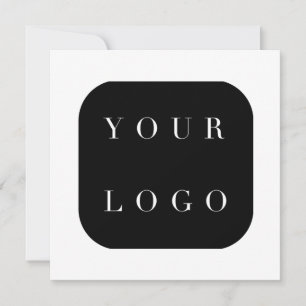 Minimal Company Brand Logo Thank You 5.25x5.25 Card