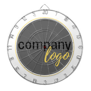 MINIMAL COMPANY BRANDED BUSINESS LOGO DESIGN DARTBOARD