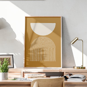 Minimal contemporary art III Poster