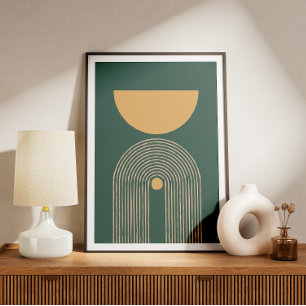 Minimal contemporary art IV Poster