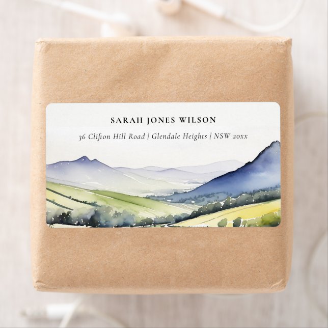 Minimal Country Spring Floral Landscape Address (Insitu)