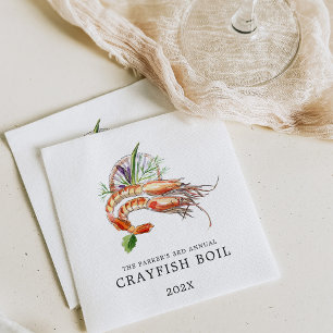 Minimal Crawfish Boil   Napkin